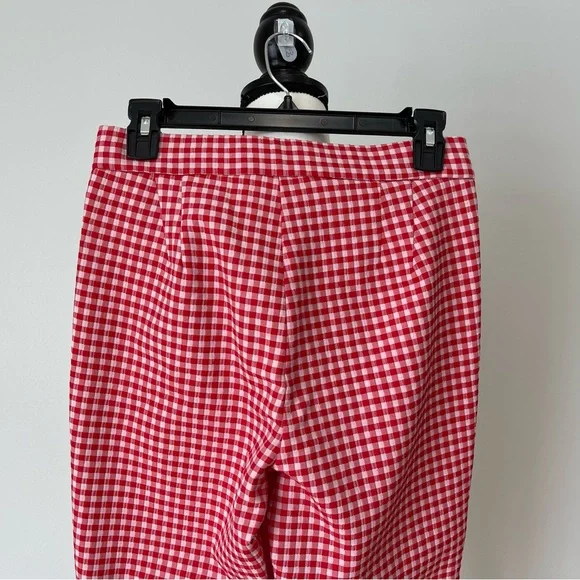 Zara new with tags gingham print mini flare trousers in a size medium - Picture 6 of 13